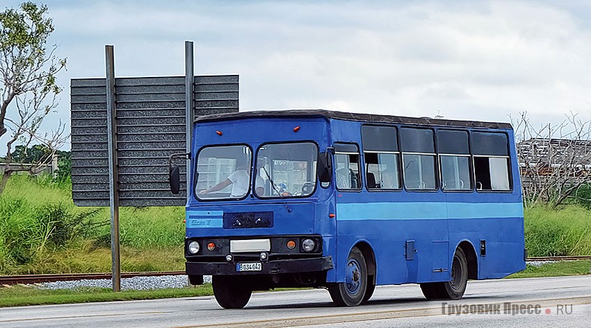 За последние 10 лет гаванский парк автобусов Giron VI на шасси ПАЗ-672ВЮ (см. «ГП» № 10, 2016 г.) сильно поредел и теперь их можно встретить только в провинции и пригородах