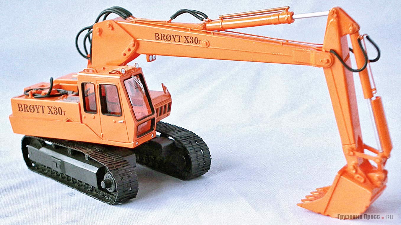 Гусеничный экскаватор Broyt X30 T Cab 2, М1:50