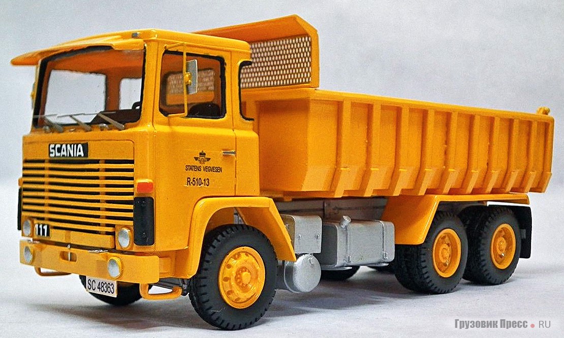 Самосвал Scania 111 Statens Vegvesen, М1:50