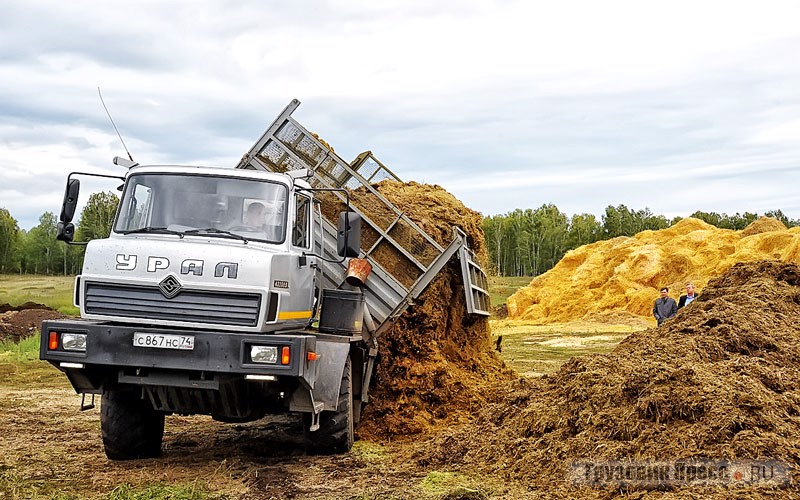 Испытания опытных образцов «Урал-432065» с самосвальной установкой