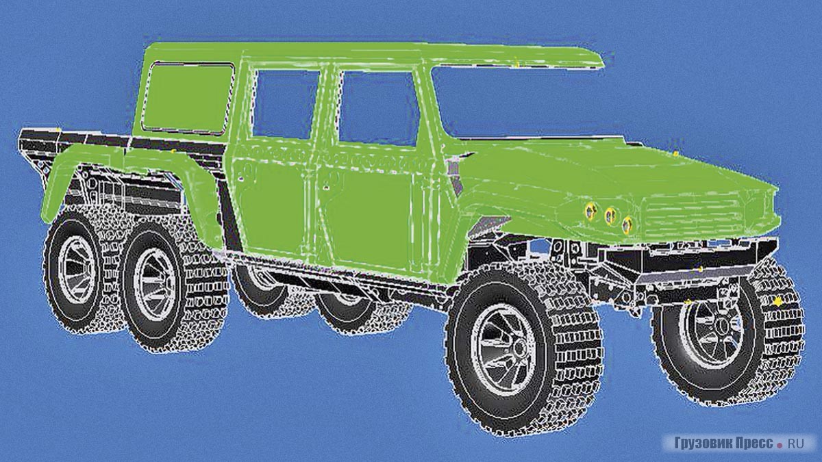 Вездеход с кузовом типа «монокок» – Foers Ibex – использует узлы и агрегаты Land-Rover Defender