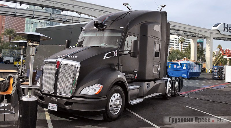 Kenworth T680 с оборудованием Luminar