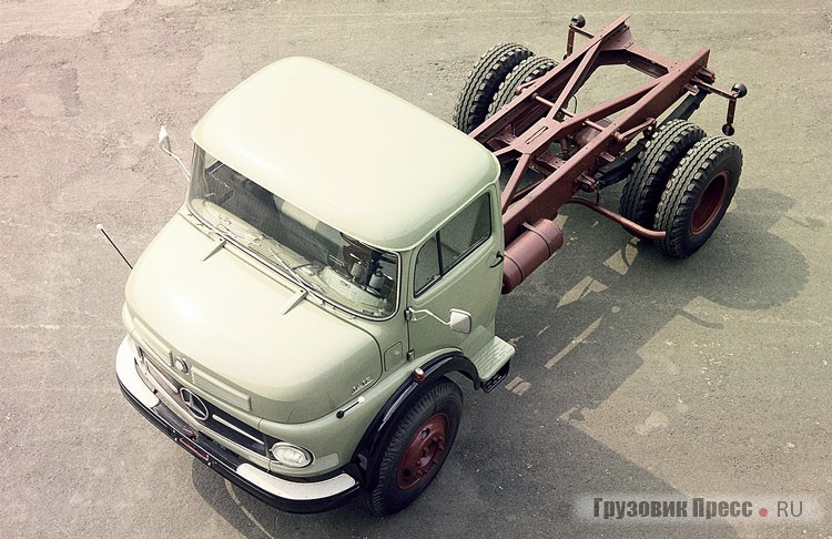 Шасси Mercedes-Benz L 1413 образца 1966 г.