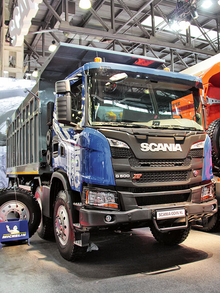 Scania ODIN XL полной массой 50 т для перевозки угля