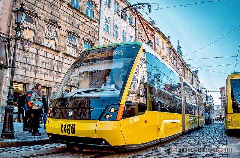 Трамвай Electron T3L44 Львовского СП «Электронтранс»