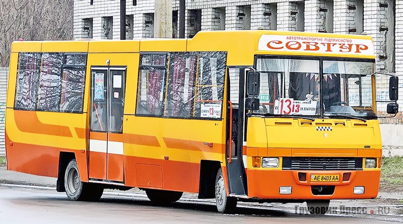 «Рута-41ТА» из Павлограда на шасси Tata LP-613/38 BUS