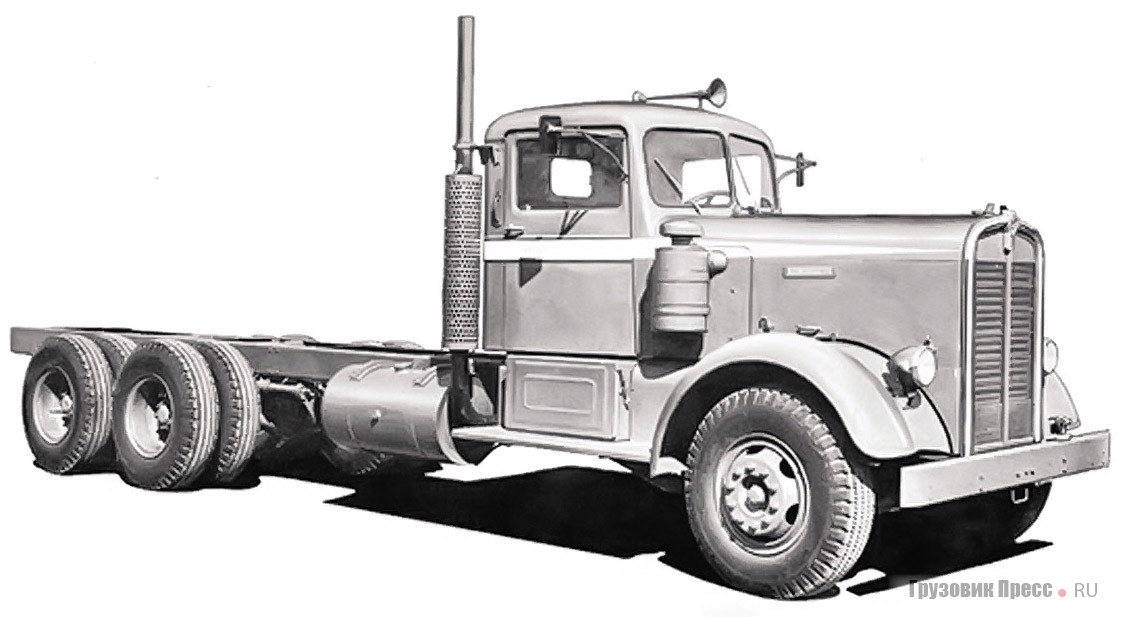 Kenworth 825 c торсионной подвеской задних колёс, 1948 г.