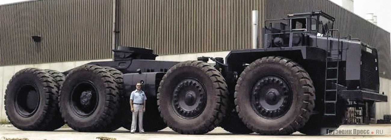 Тягач Terex для пусковой установки ракет МХ, 1979 г.