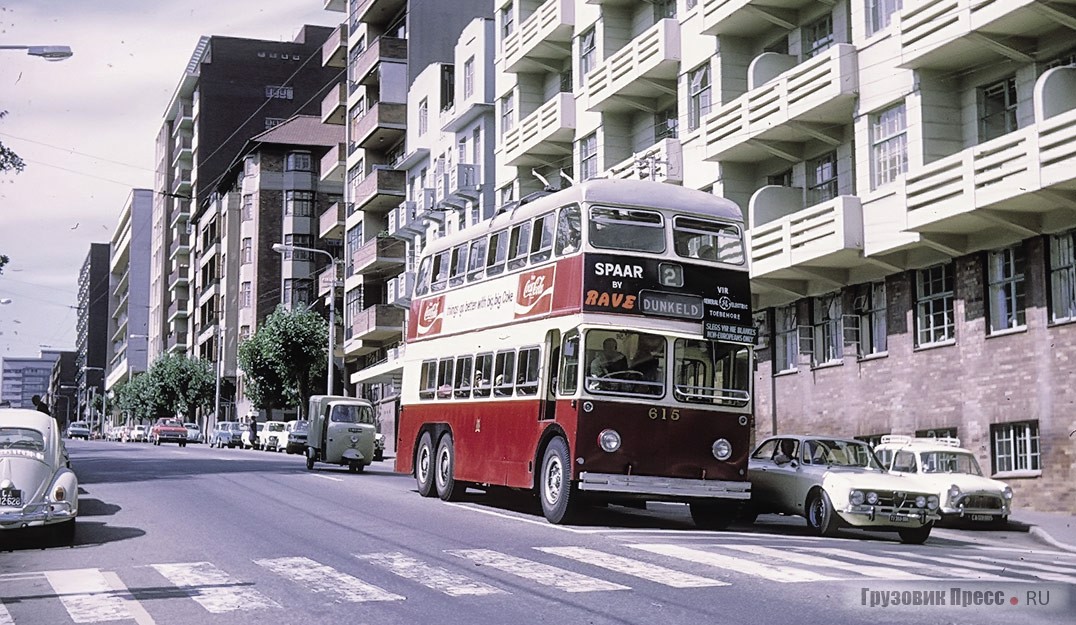 Второй маршрут в Йоханнесбурге, на котором использовали Sunbeam S7A, был предназначен исключительно для чернокожих пассажиров, 1972 г.