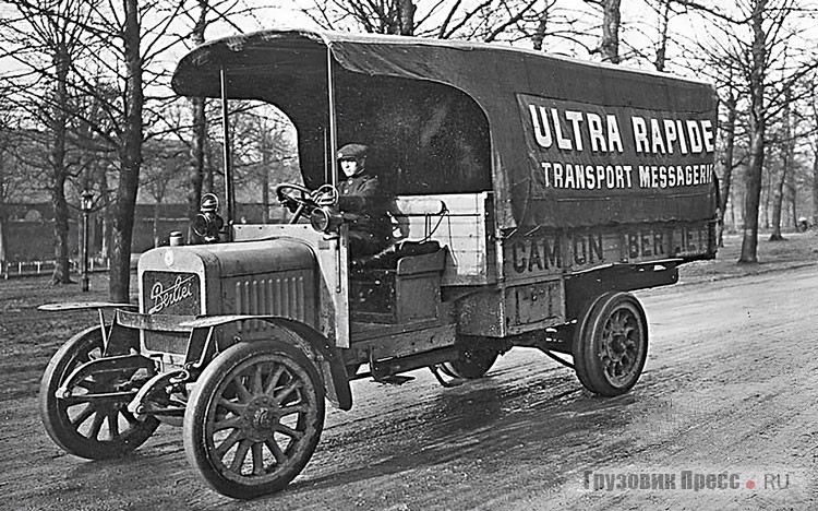 Berliet B – незначительно модернизированная модель AM, 1911 г.