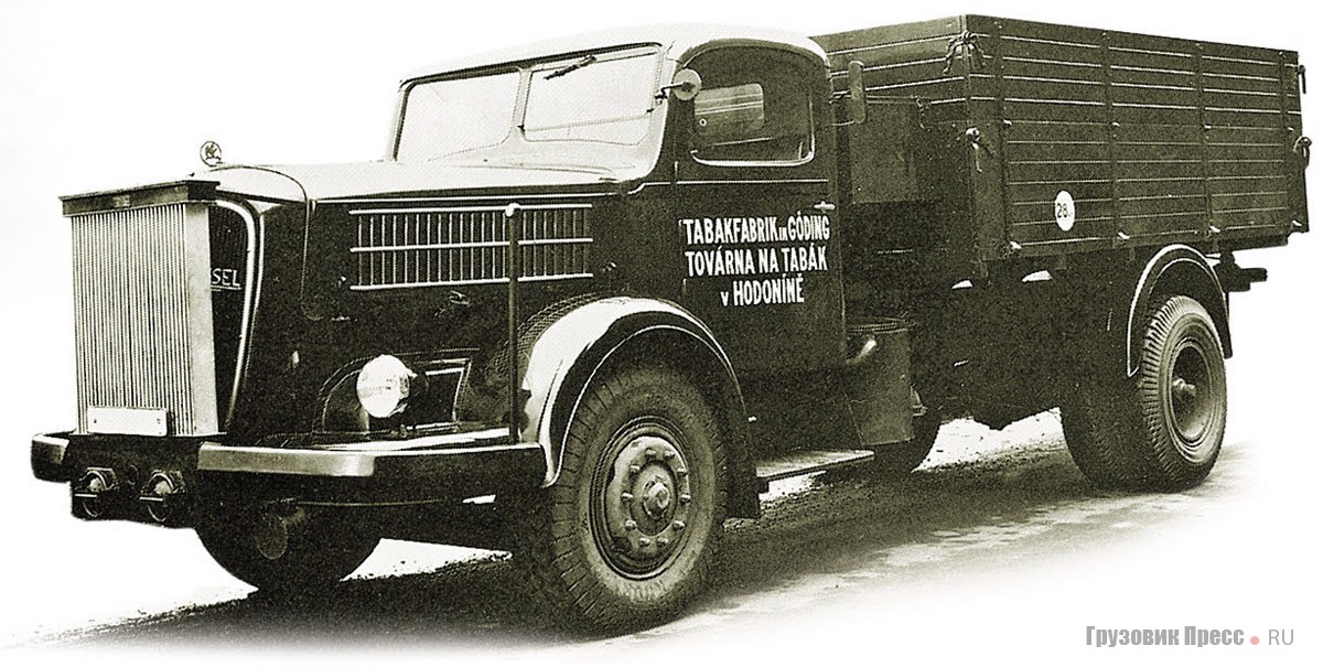 Škoda 706 1939 г. с 8,5-литровым дизелем и газогенератором Janka