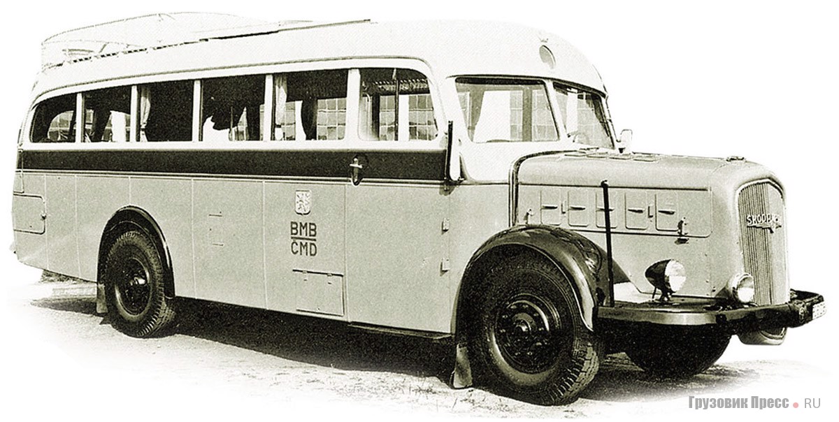 Почтовый автобус Škoda 706N 1940 г.