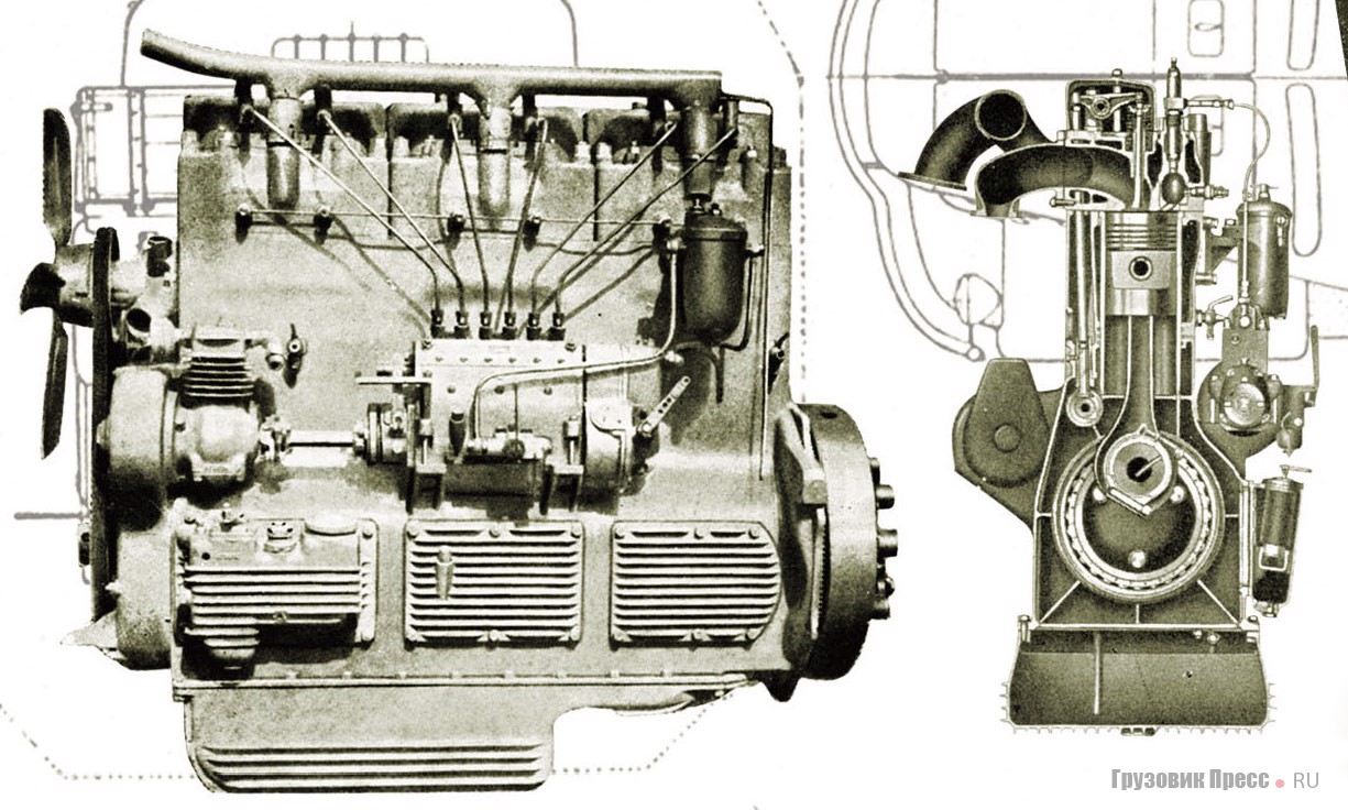 Дизель грузовика S706R