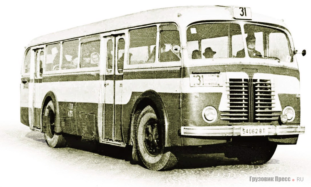 Городской  Škoda 706RO образца 1954 г.