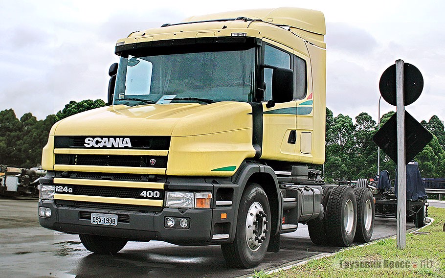 Однако последний капотник Scania 124G удалось увидеть только один раз на заводской площадке