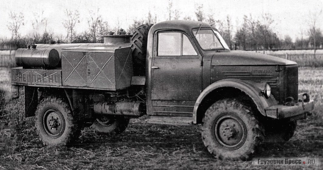 Опытный образец заправщика 1965 года на шасси ГАЗ-63
