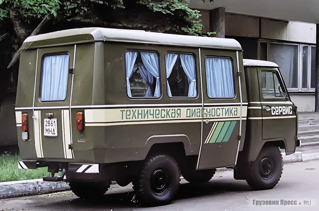 Мастерская КИ-28035 по диагностике и техосмотру тракторов на базе автомобиля Т12.02А мод. 2941