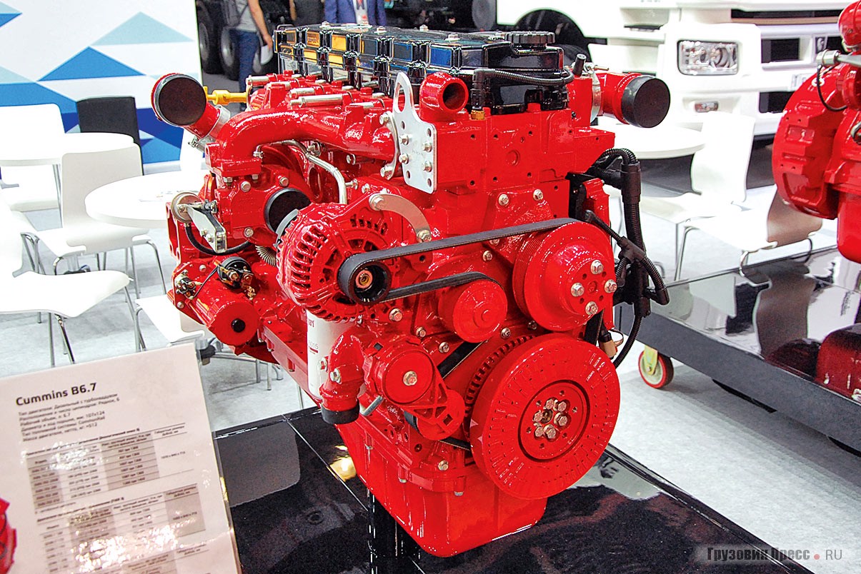 Двигатели Cummins ISB6.7 для КАМАЗ-65115.