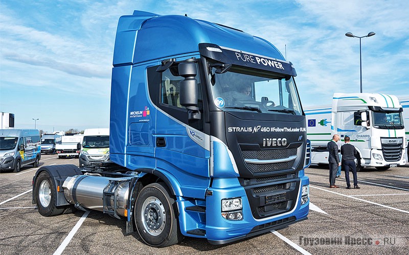 Тягач IVECO Stralis NP460 преодолел 1728 км на одном резервуаре СПГ