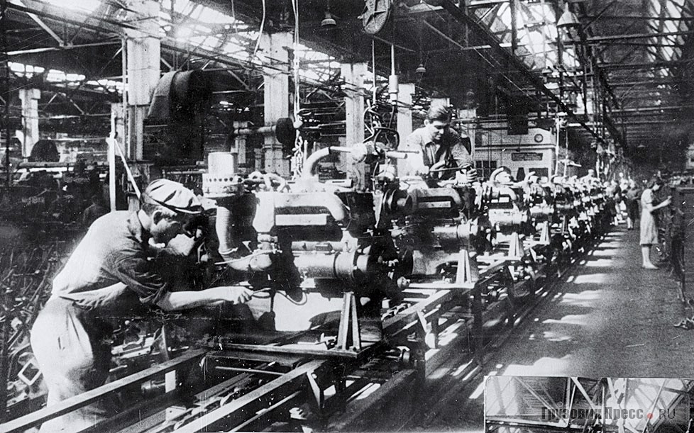Производство двигателей в Миассе во время Великой Отечественной войны