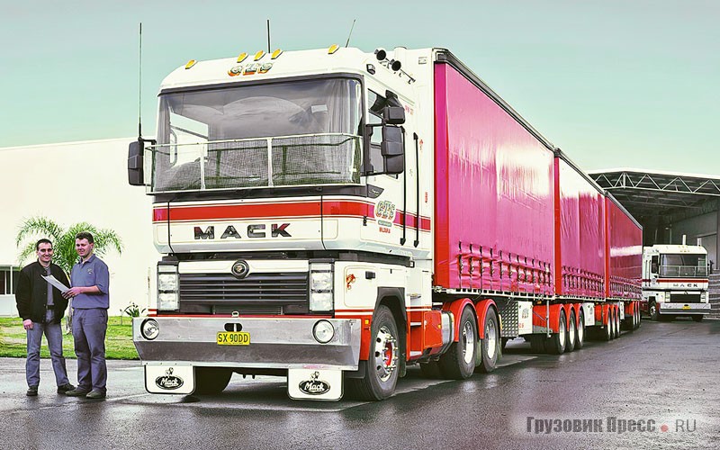 С 1999 по 2003 г. Magnum выпускали под маркой Mack в Австралии. Мотор – Cummins, трансмиссия – Eaton, ведущий мост – Dana или Rockwell, пневмоподвеска – Hendrikson. Тягач не прижился