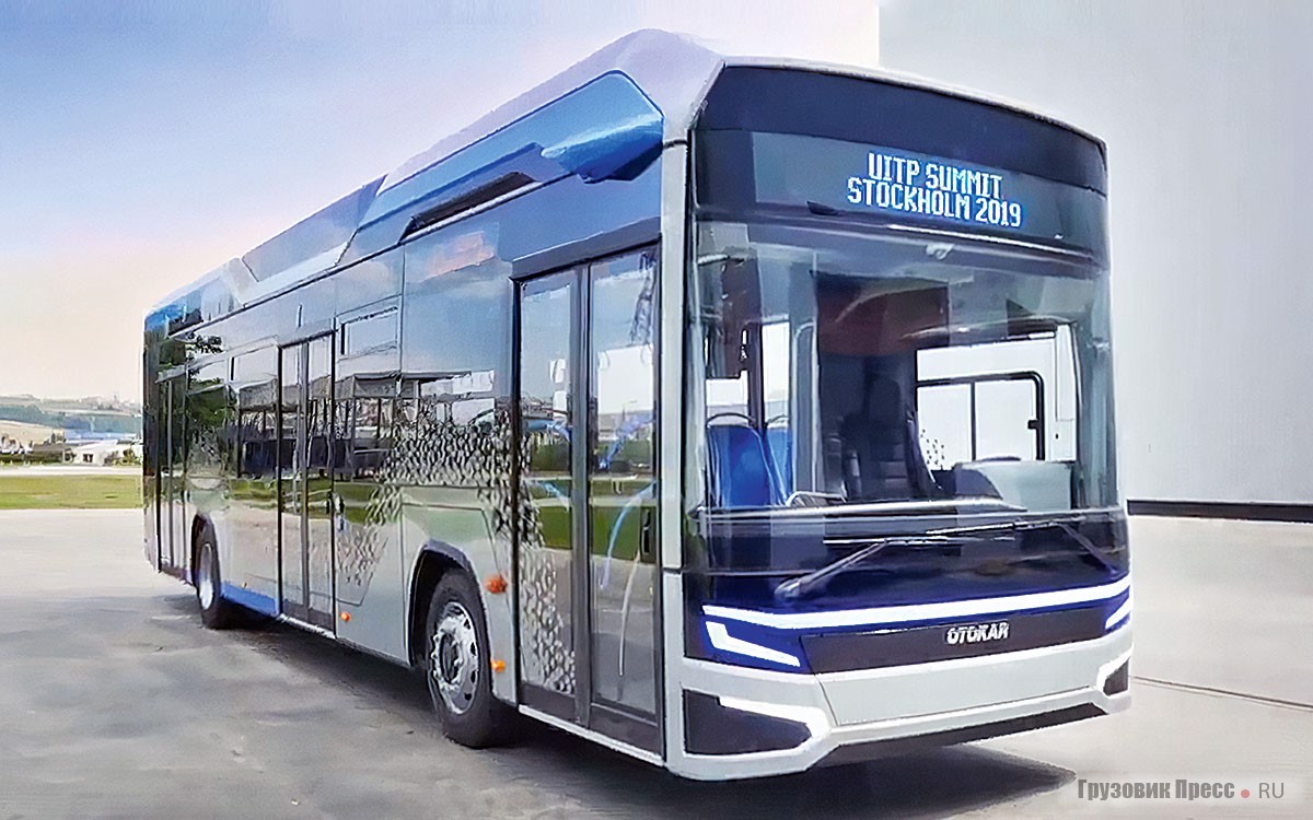 Новый 12-метровый электробус Otokar e-Kent C