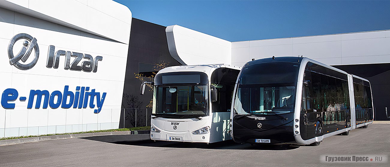 Электробус Irizar ie Bus 12 в трамвайном дизайне ie Tram Design