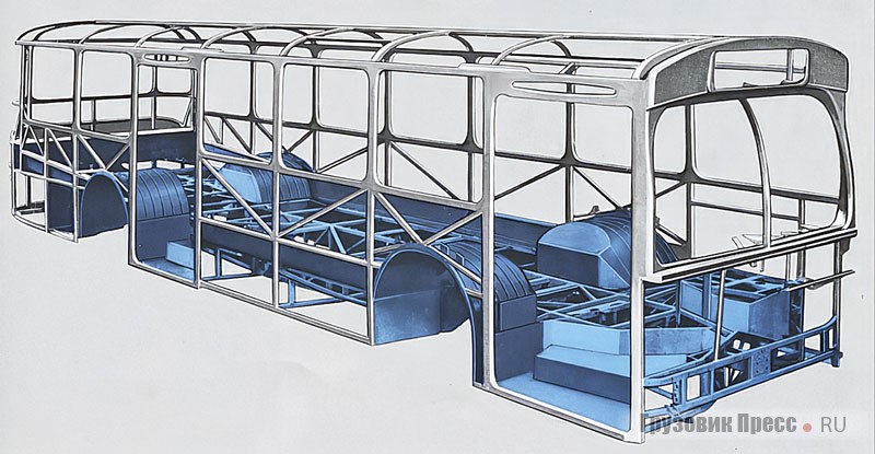 Каркас кузова стандартных автобусов