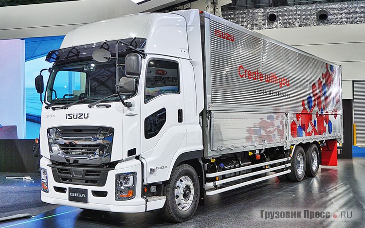 Стандартное решение для магистралей реализовано в [b]Isuzu Giga 6х2[/b]