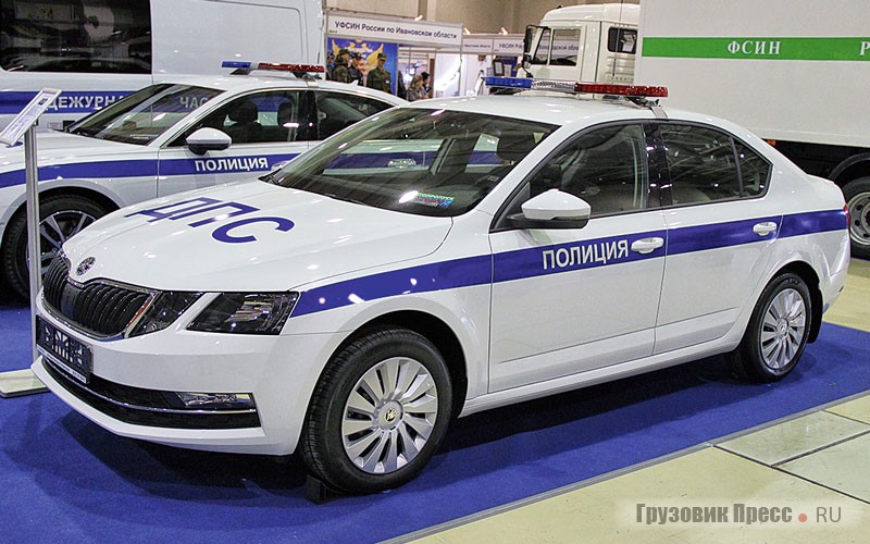 Патрульный автомобиль ДПС, тип 185002, на базе Škoda Octavia 5E