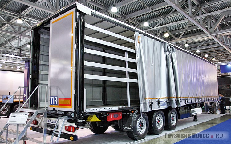 Шторный полуприцеп Koluman Mega Curtain Trailer P400