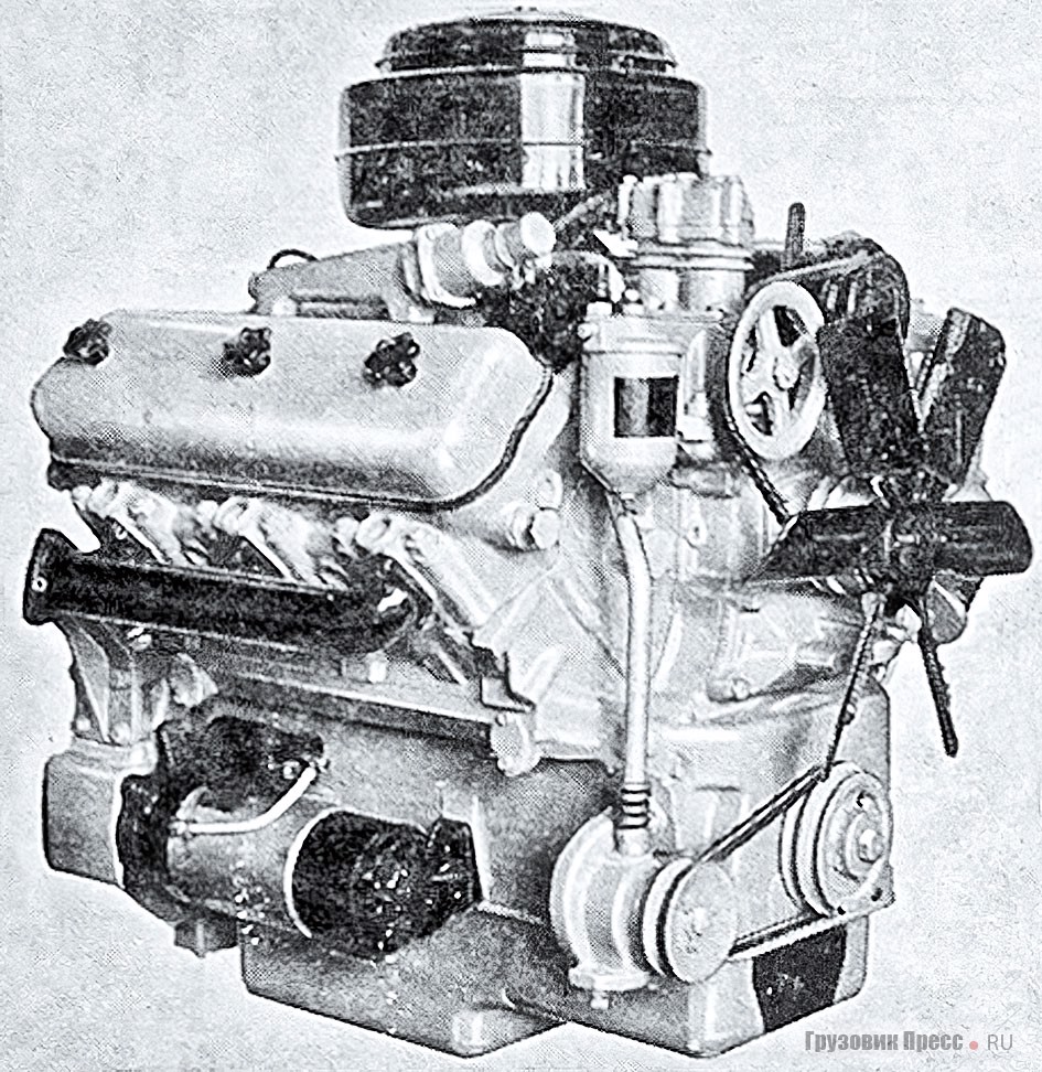 Один из ранних экземпляров V-образного 6-цилиндрового дизельного двигателя ЯМЗ-236. г. Ярославль, 1961 г.