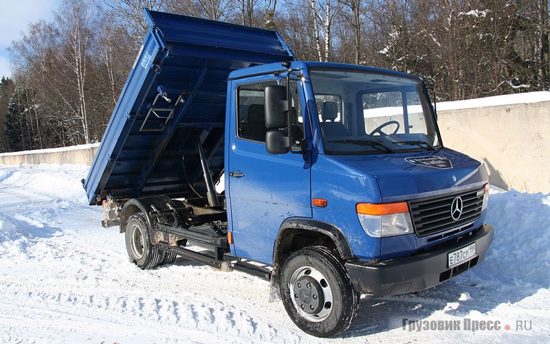 Тест-драйв самосвала Mercedes-Benz Vario 818DK, журнал «Грузовик Пресс»