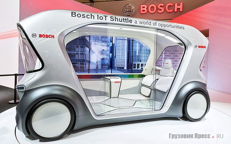 Пассажирский беспилотник IoS Shuttle показал, что сейчас интересует электротехнический концерн Robert Bosch GmbH