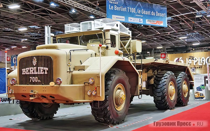 Berliet T 100 на выставке старых автомобилей Retromobile, проходившей в феврале 2019 года в Париже