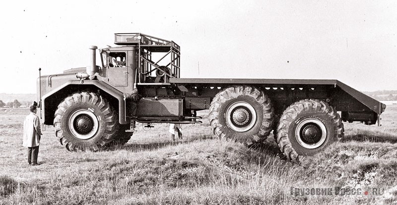 Berliet T 100 № 2 на испытаниях под Лионом, сентябрь 1958 г.