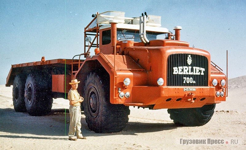 Перестроенный Berliet T 100 № 1 в Сахаре, 1960 г.