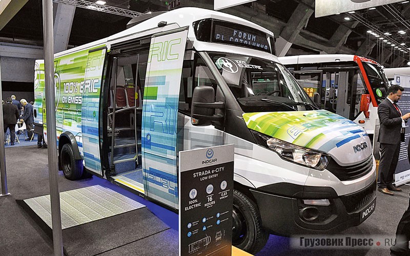 7,1-метровый 22-местный Indcar Strada e-City LE на шасси IVECO Daily