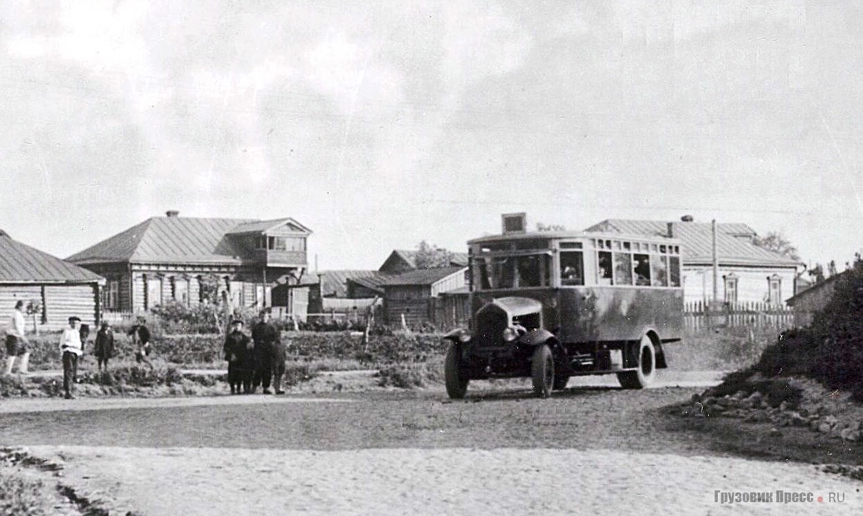 MAN 3TC на пригородном маршруте, Подмосковье. 1929 г.