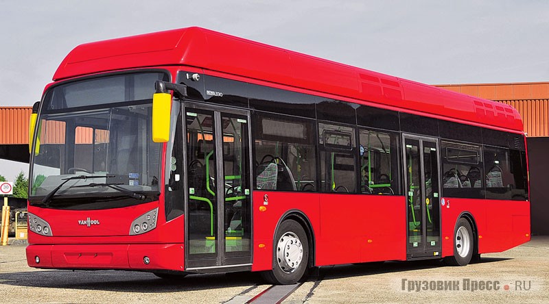 Водоробус Van Hool A330 Hydrogen Fuel Cell Bus 2019 года