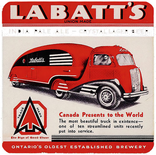Пивовозы Labatt’s стали отличной рекламой. Их изображали даже на бирдекелях – картонках-подставках для пива