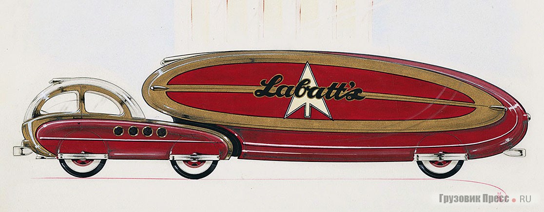 Эскизы пивовозов Labatt’s, 1935–1938 гг.