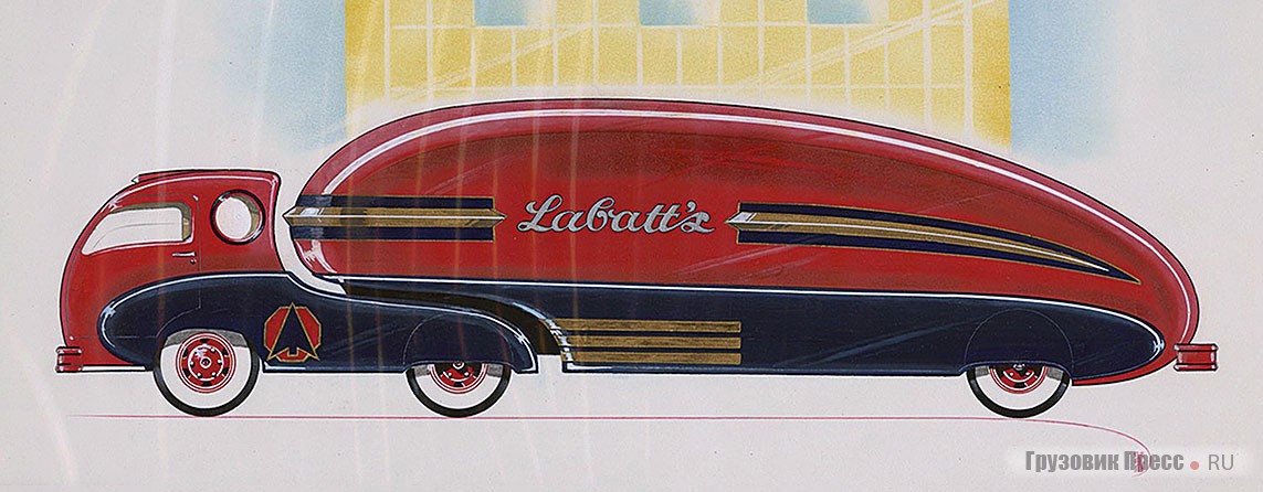 Эскизы пивовозов Labatt’s, 1935–1938 гг.