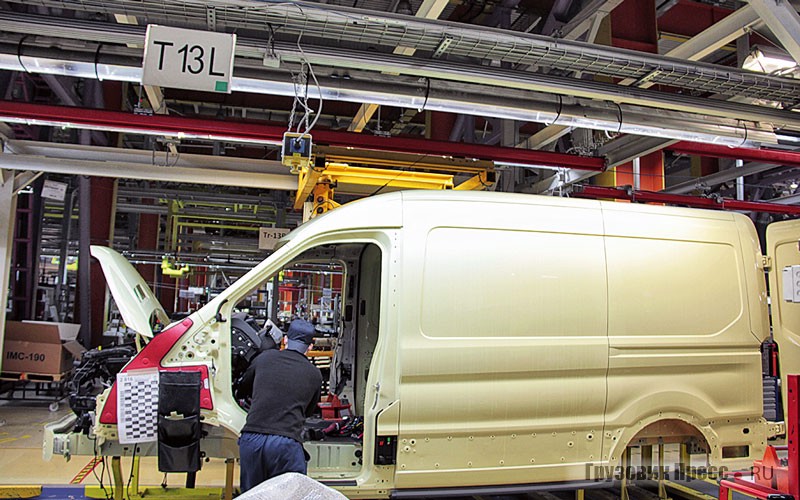 Производство Ford Transit на заводе в Елабуге