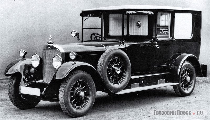 Эталонная машина для скорой помощи Мосздравотдела Mercedes Typ 400 15/70/100 PS, 1924 г.