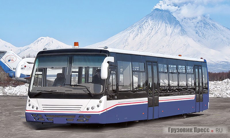 Автобус Abus 6300 в аэропорту «Елизово», Петропавловск-Камчатский