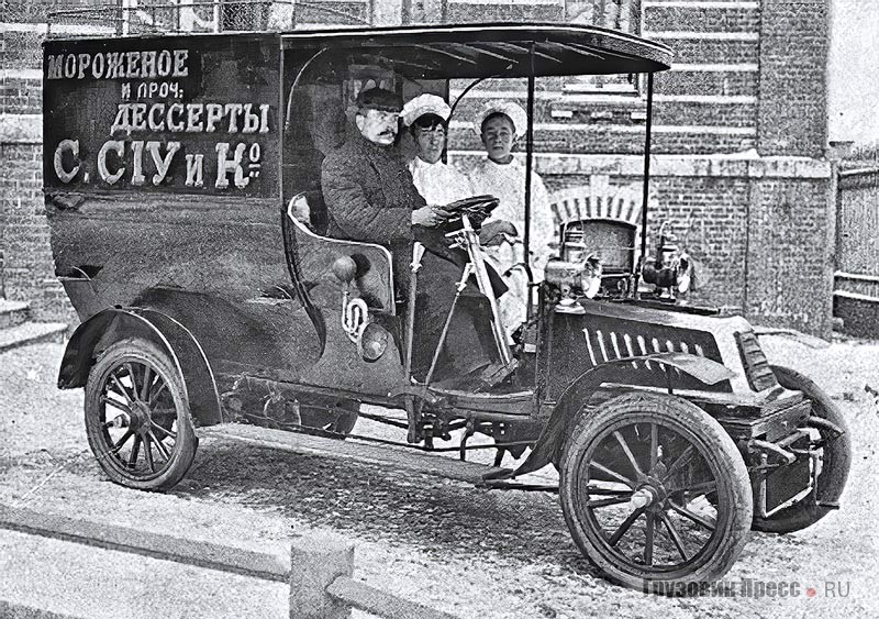 Развозной фургон московского Торгового дома «С. Сиу и К°», 1904 г.