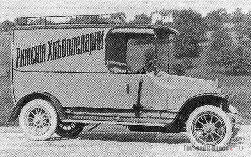 Фургон для перевозки хлебобулочных изделий Benz-Gaggenau модели DG 14. Рига, 1913 г.