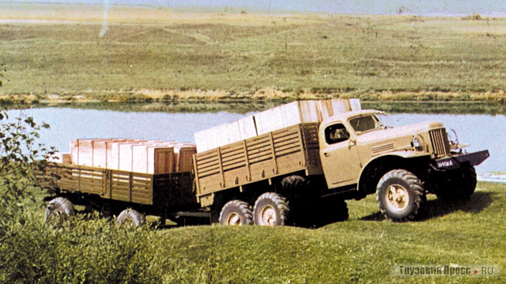 ЗИЛ-157К с прицепом МАЗ-5243