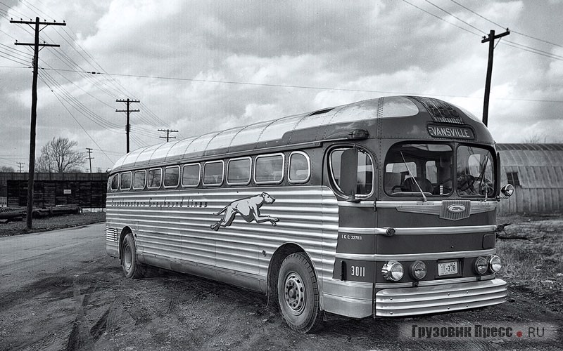 Автобусы GM Silversides PD3751 образца 1939 года